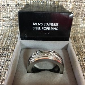 Stainless Steel Rope Ring